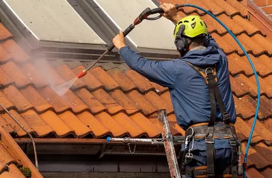Démoussage et hydrofuge de toiture à Bidestroff